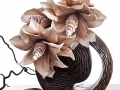 Dekoratíbny kvet , ozdobná váza MADERA