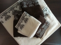 Klasické uteráky  ANNA  s barokovým vzorom